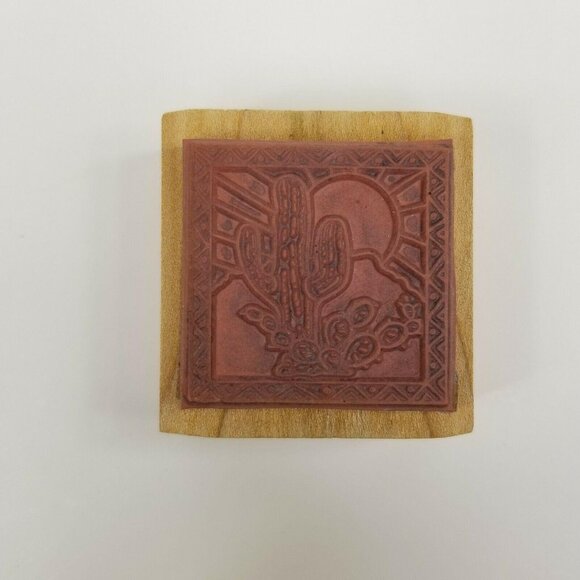 Stampiads Mail Expressions Vintage Rubber Stamps Set Goose Cactus Desert - Picture 9 of 10